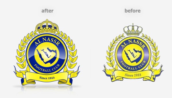 Al Nassr FC logo прозрачный фон