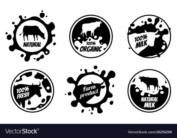 Пиктограммы для этикетки молока