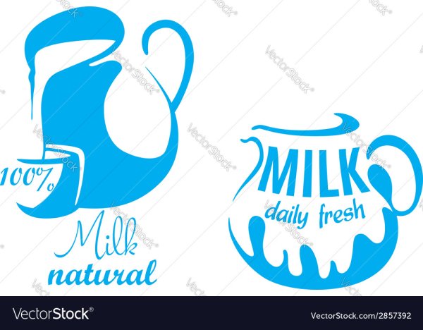 Кувшин молока логотип