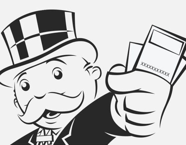 Монополия надпись