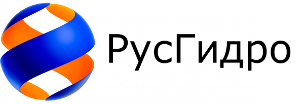 РУСГИДРО логотип на прозрачном фоне