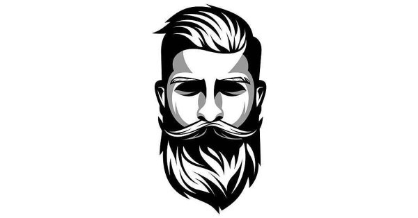 Мужчина с бородой Графика