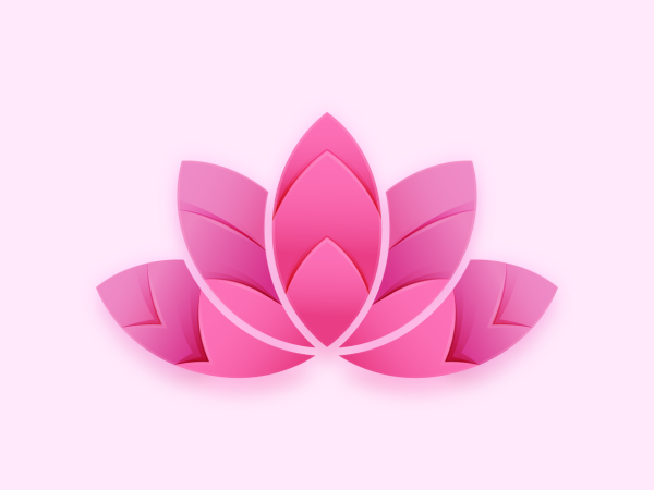 Цветок лотоса логотип