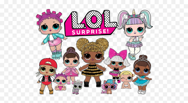 Куколки ЛОЛ на прозрачном фоне