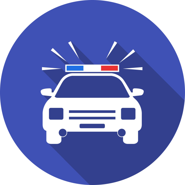 Значок полицейской машины