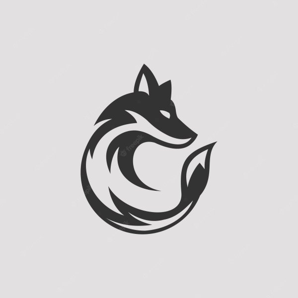 Лиса вектор лого