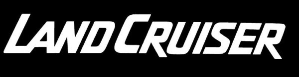 Land Cruiser надпись