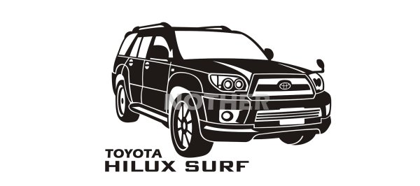 Toyota Land Cruiser 200 вектор