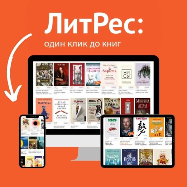 ЛИТРЕС логотип на прозрачном фоне