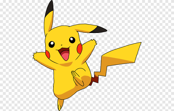 Пикачу на белом фоне