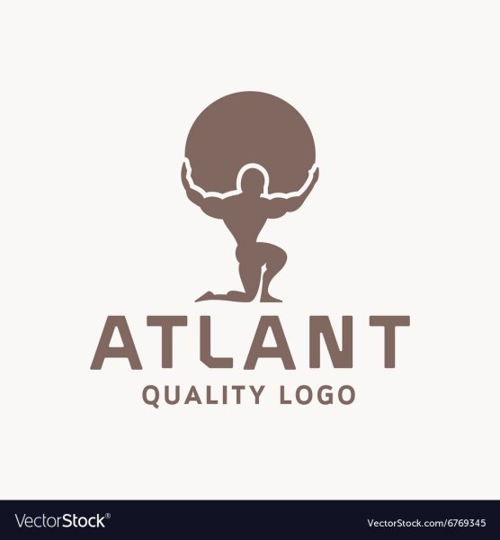 Атлант держит логотип