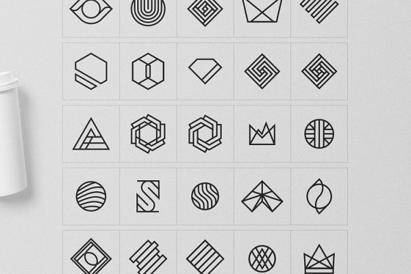 Логотип геометрические формы