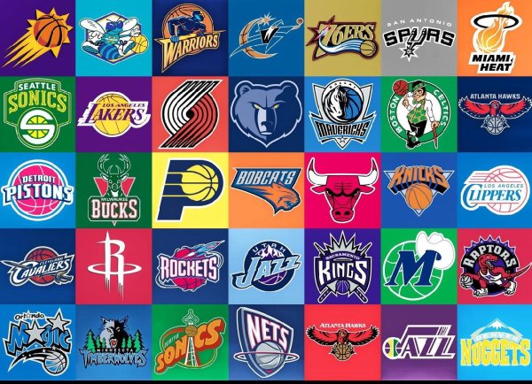 Значки баскетбольных команд НБА