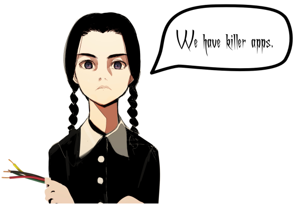 Уэнзди Аддамс арт