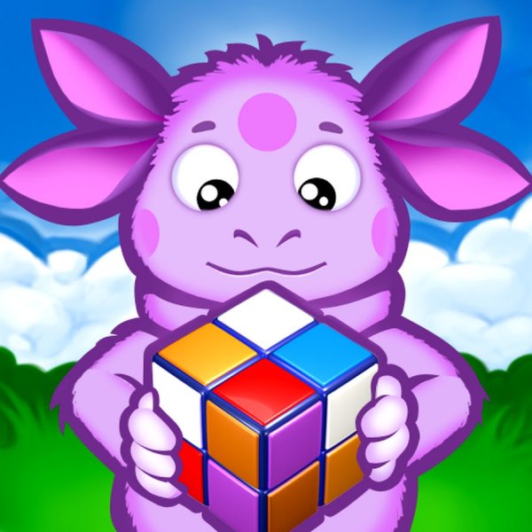 Лунтик на белом фоне