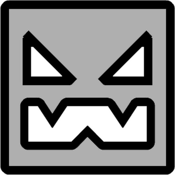 Куб из игры Geometry Dash