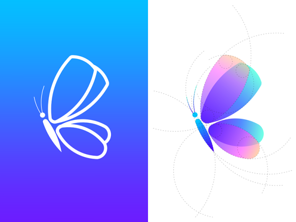 Бабочка логотип