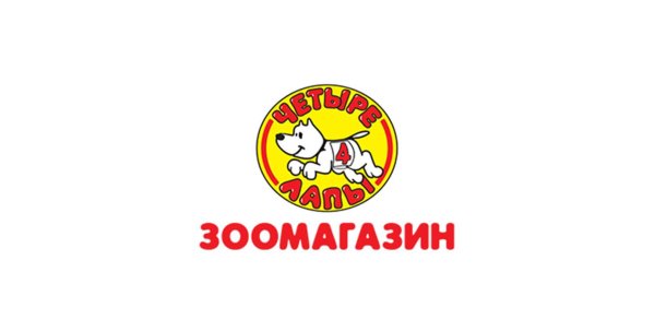 Логотип 4 лапы зоомагазин