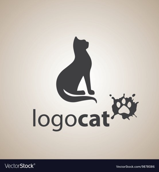 Логотип лайк кошка