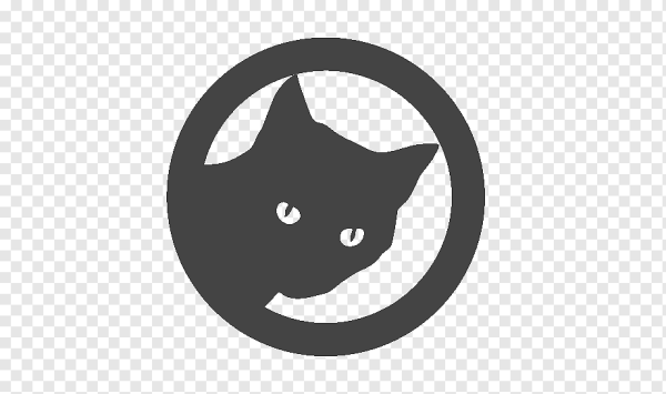 Силуэт кошачьей морды