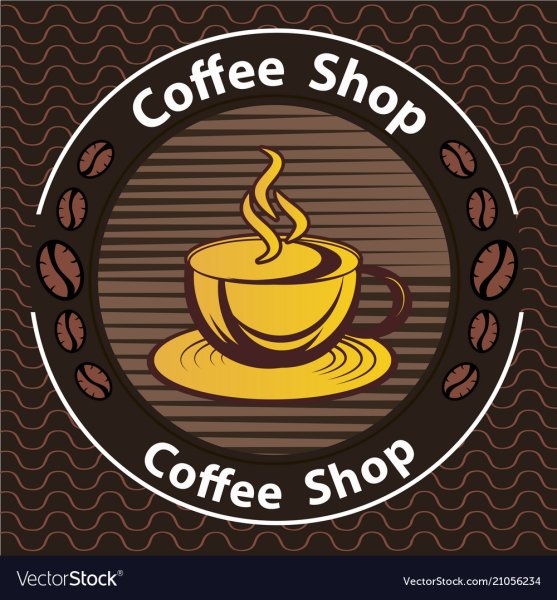 Кофе вафли логотип