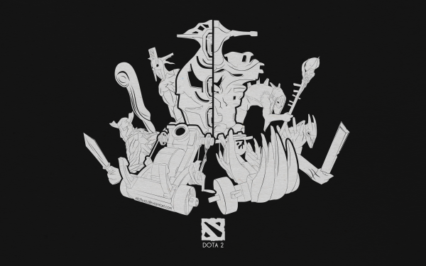 Дота силуэт