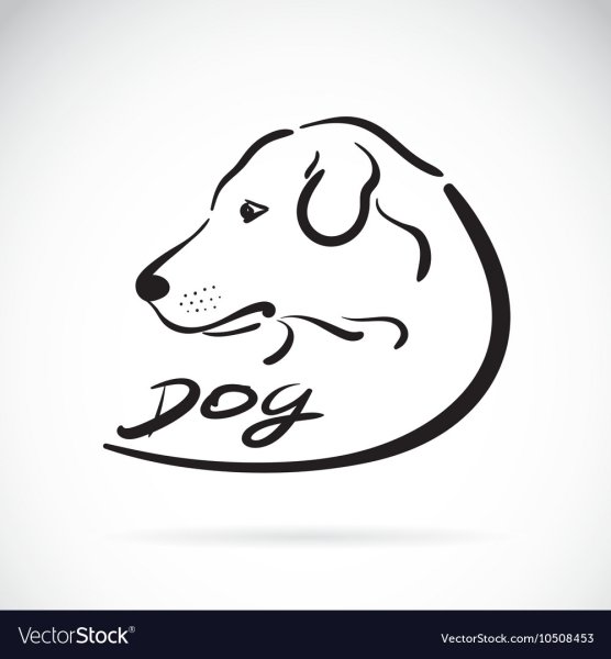 Голова собаки логотип