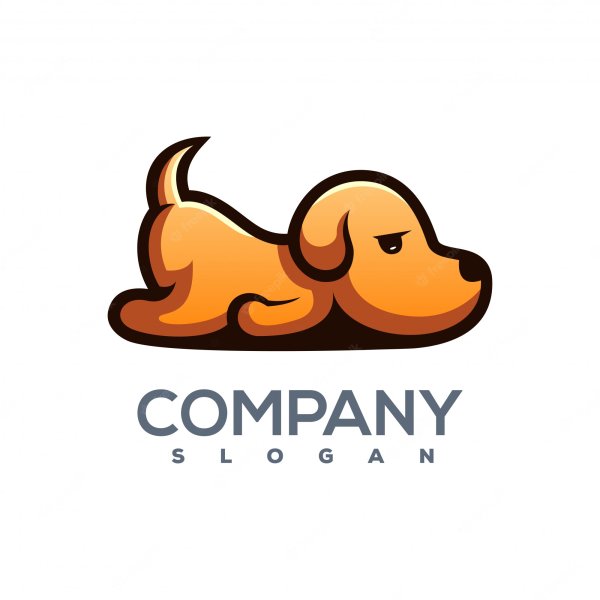 Логотип в виде собаки