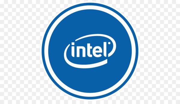 Intel на прозрачном фоне