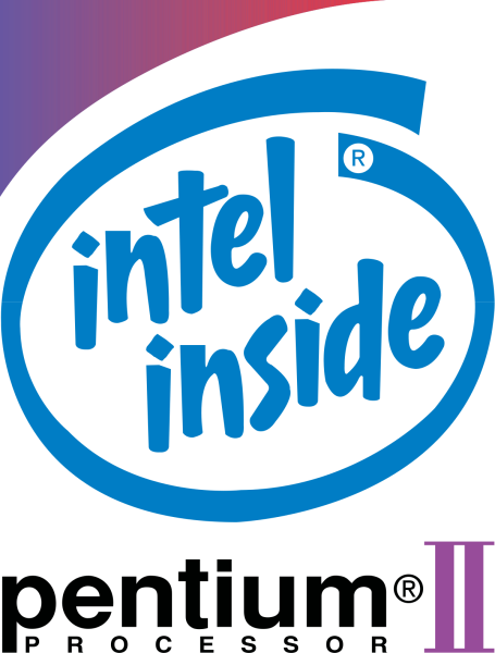 MMX Intel inside Pentium logo