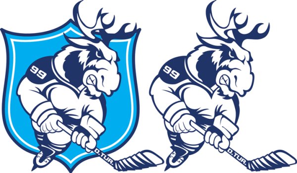 Шаблон логотип хоккейной команды