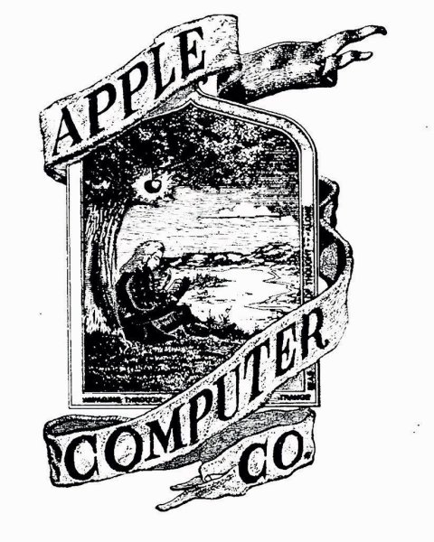 Первый логотип Apple 1976