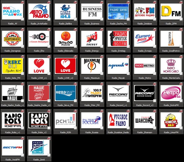 Логотипы радиостанций для Шкода Октавия 150 150