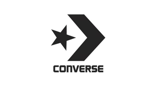 Converse logo черный фон