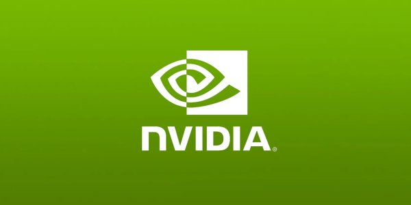 NVIDIA логотип без фона