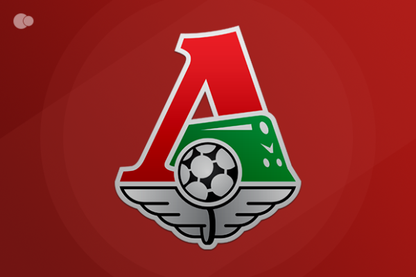 Логотип ФК Локомотив Москва белый