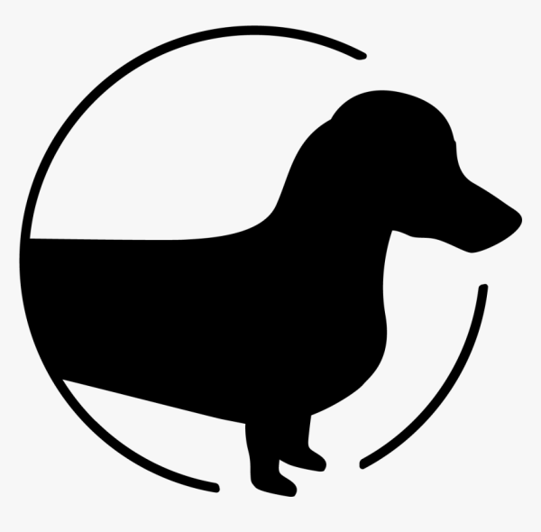 Такса силуэт