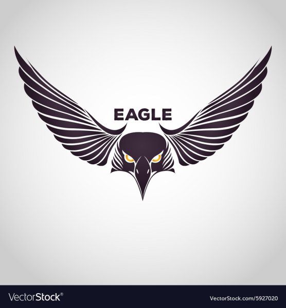 Стильный орёл логотип