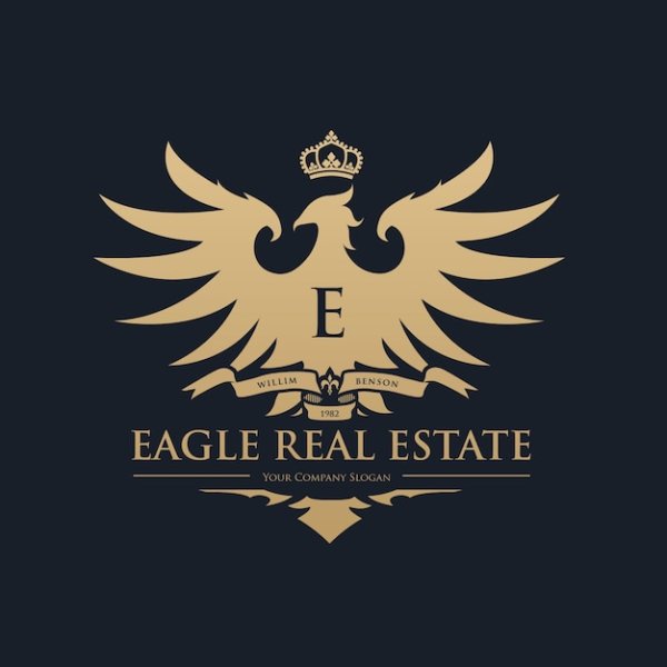 Орел с короной логотип