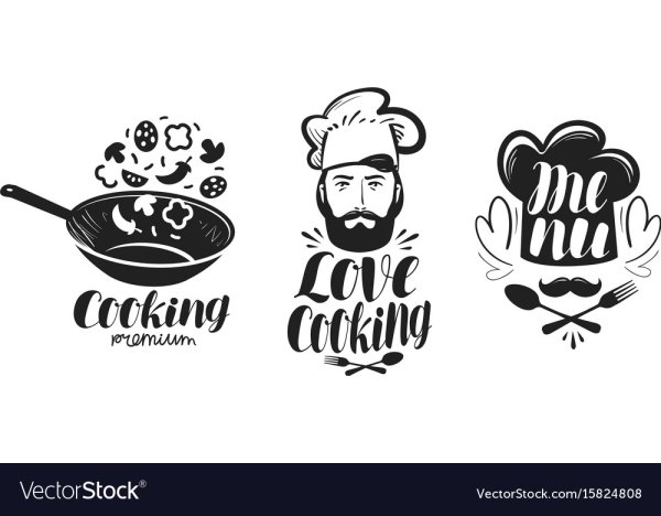 Логотип для закусочной чб