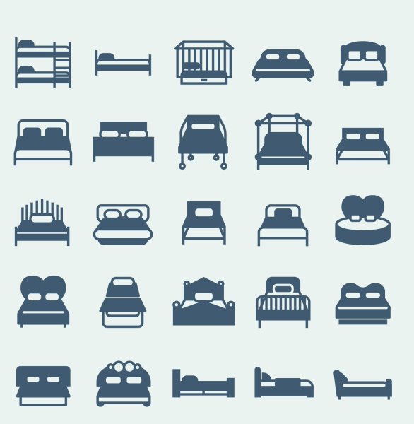 Постельное белье пиктограмма