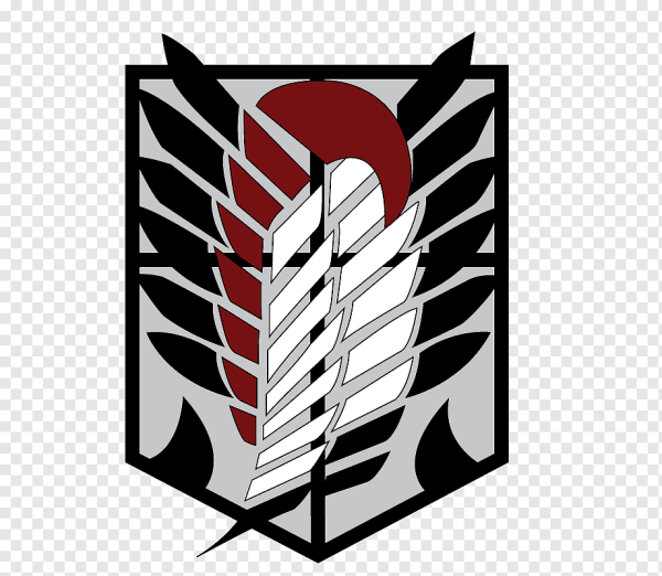 Знак развед корпуса черно белый