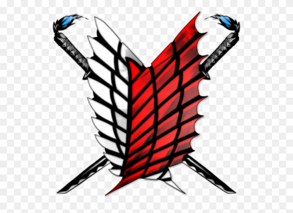 Атака титанов логотип без фона