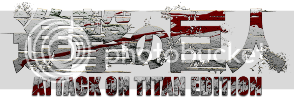 Атака титанов надпись