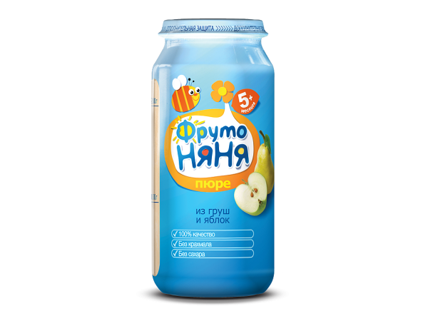 Пюре ФРУТОНЯНЯ яблоко натуральное 250