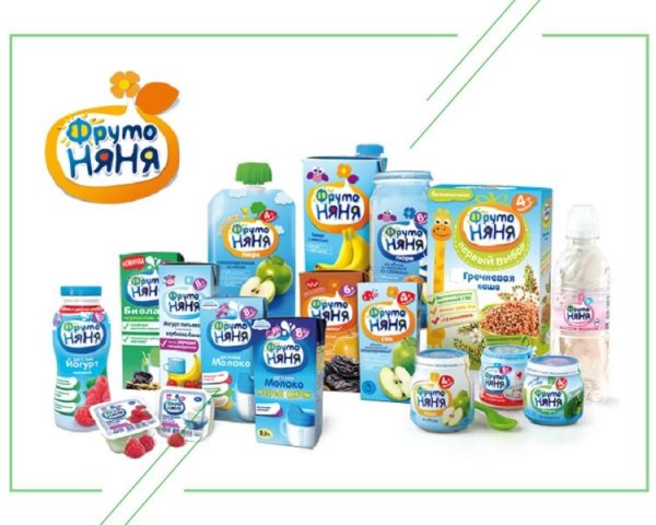 Детское пюре ФРУТОНЯНЯ ассортимент