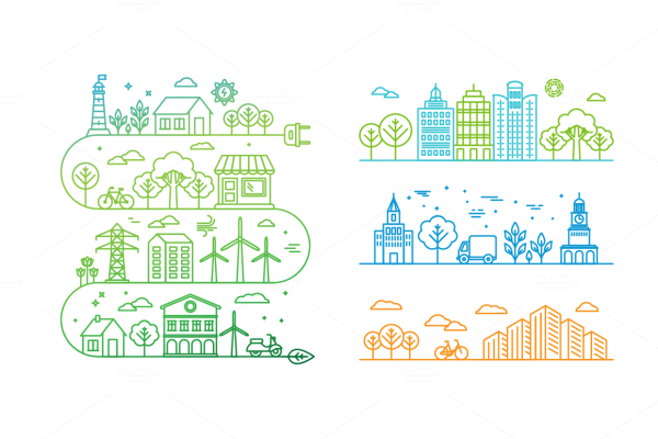 Пиктограмма городская среда