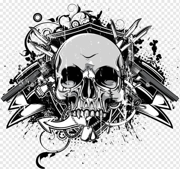 Череп в векторном формате