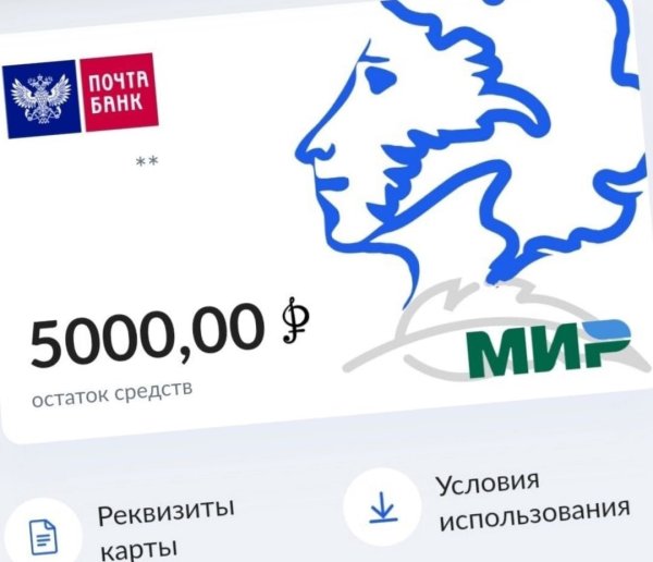 Пушкинская карта логотип