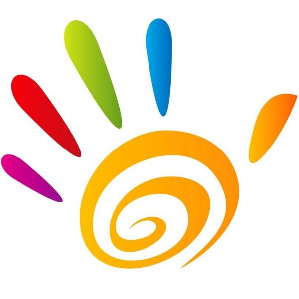 Яркий фон для визитки